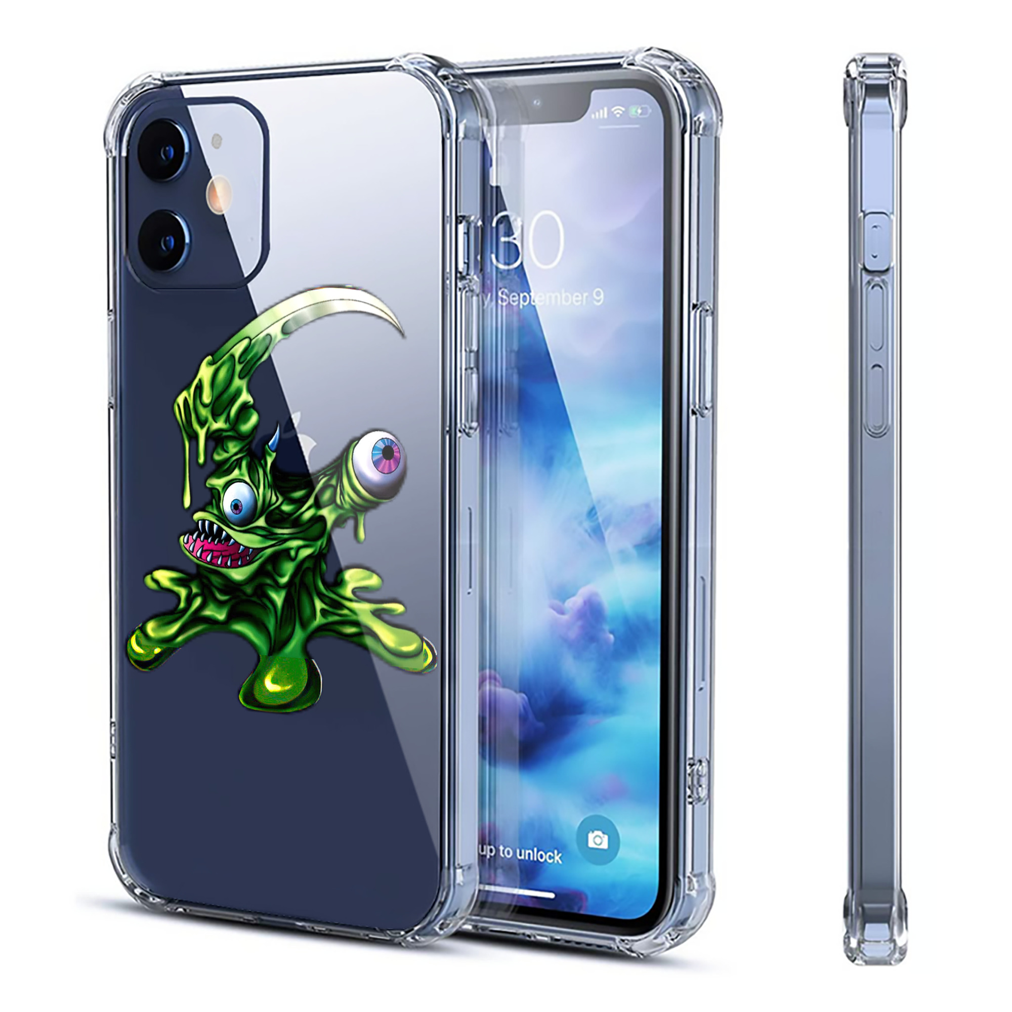 （画像用） 遊☆戯☆王 Yu-Gi-Oh! 【iPhone 12シリーズ対応】透明スマホケース（クリアソフトケース）